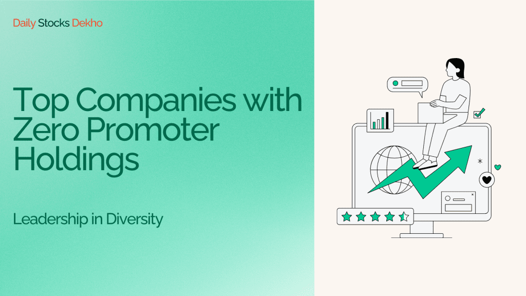 Top companies with zero promoter holdings